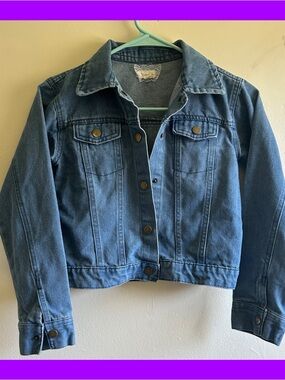 Btween Girls Classic Blue Denim Jacket - Blue